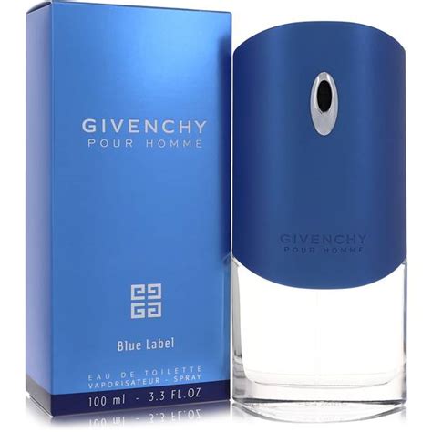 givenchy vintage label|Givenchy blue label cologne.